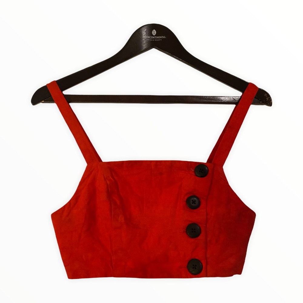 RED CROP TOP - UO